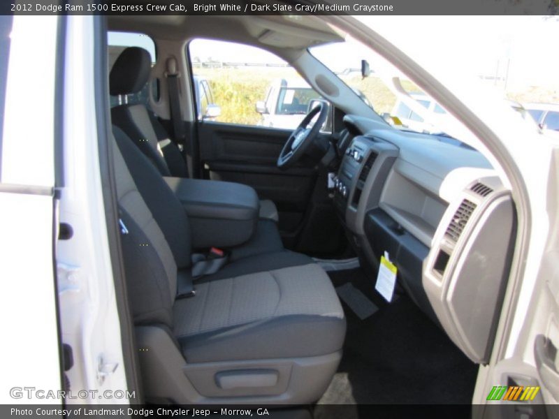 Bright White / Dark Slate Gray/Medium Graystone 2012 Dodge Ram 1500 Express Crew Cab