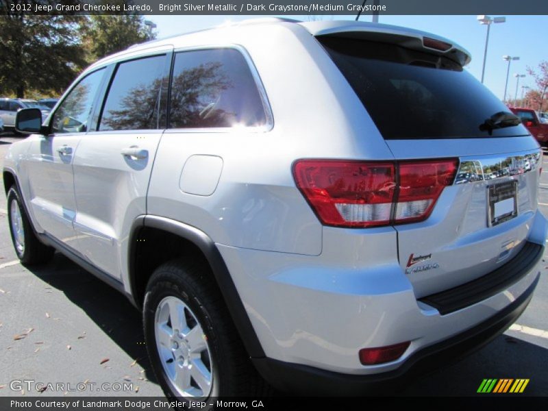 Bright Silver Metallic / Dark Graystone/Medium Graystone 2012 Jeep Grand Cherokee Laredo