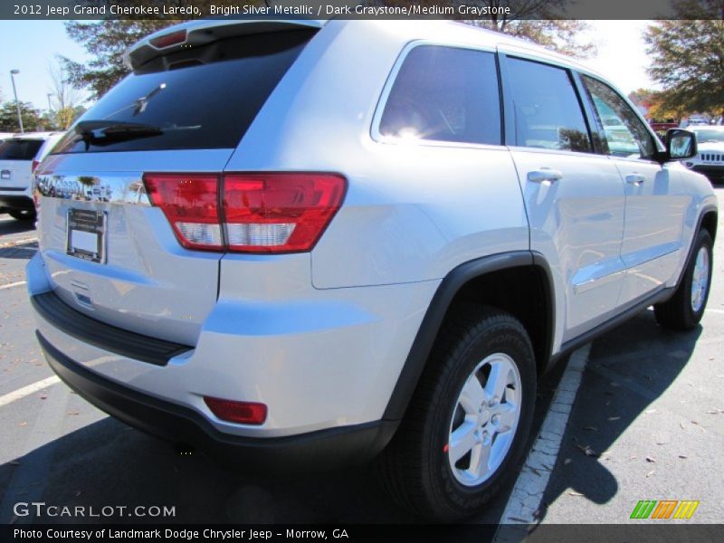 Bright Silver Metallic / Dark Graystone/Medium Graystone 2012 Jeep Grand Cherokee Laredo