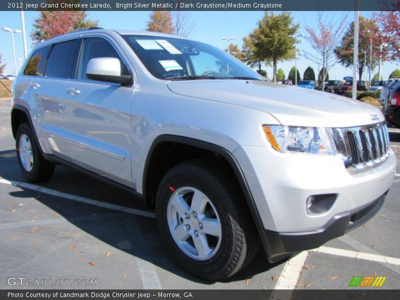 Bright Silver Metallic / Dark Graystone/Medium Graystone 2012 Jeep Grand Cherokee Laredo