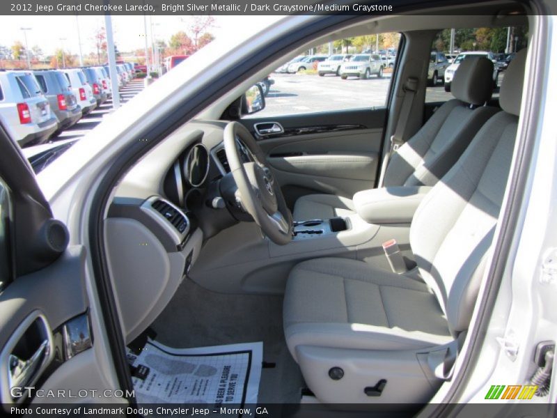 Bright Silver Metallic / Dark Graystone/Medium Graystone 2012 Jeep Grand Cherokee Laredo