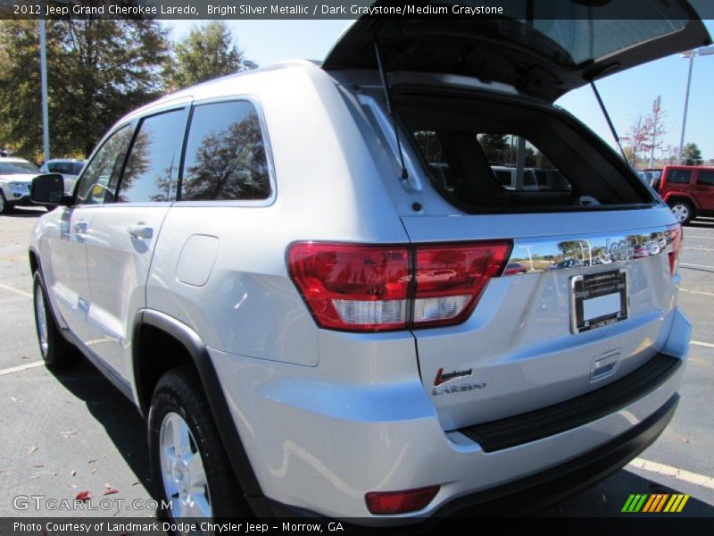 Bright Silver Metallic / Dark Graystone/Medium Graystone 2012 Jeep Grand Cherokee Laredo