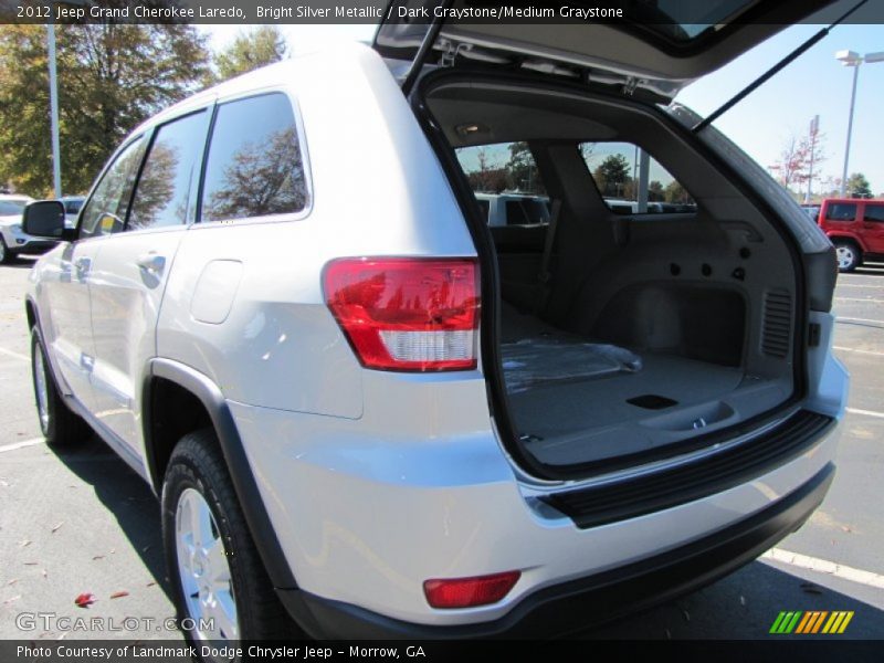Bright Silver Metallic / Dark Graystone/Medium Graystone 2012 Jeep Grand Cherokee Laredo