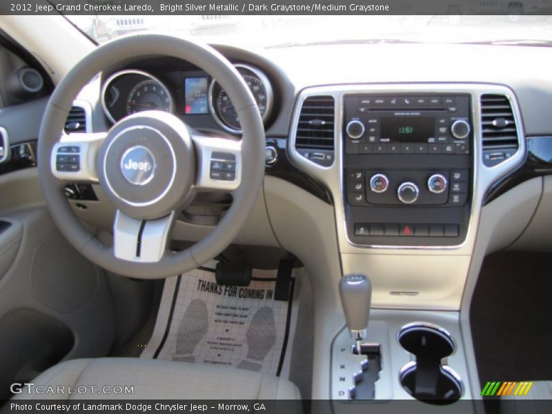 Bright Silver Metallic / Dark Graystone/Medium Graystone 2012 Jeep Grand Cherokee Laredo