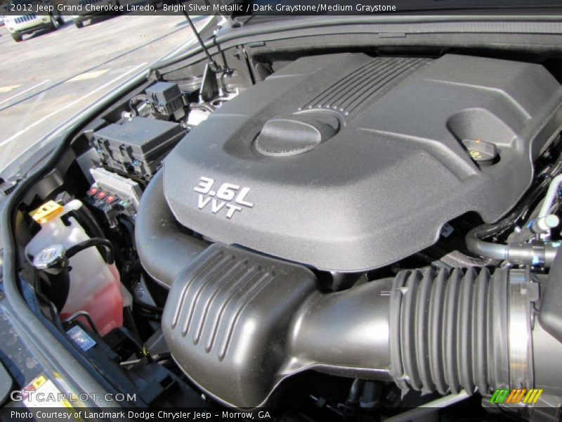 Bright Silver Metallic / Dark Graystone/Medium Graystone 2012 Jeep Grand Cherokee Laredo