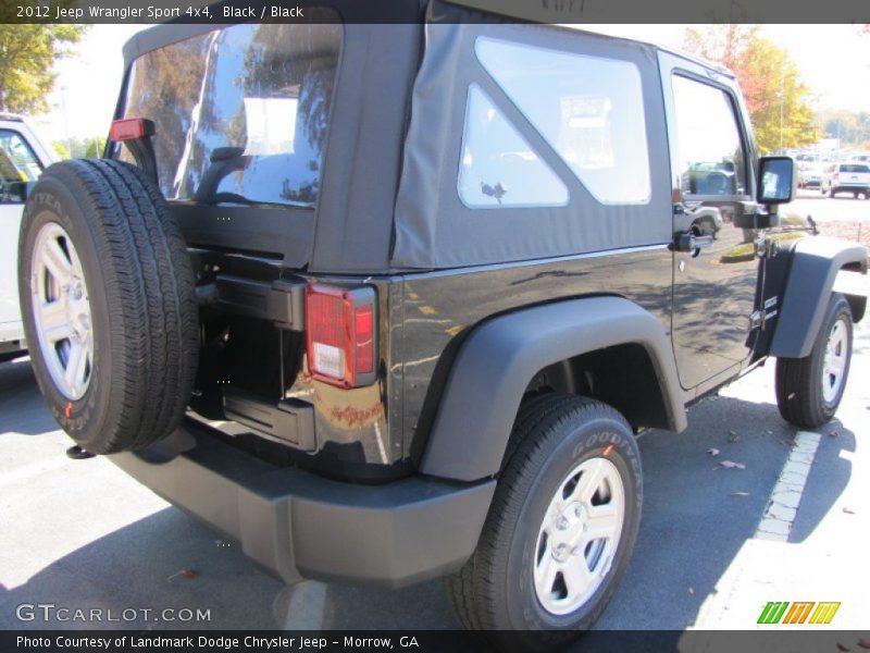 Black / Black 2012 Jeep Wrangler Sport 4x4