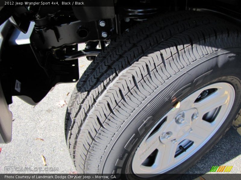 Black / Black 2012 Jeep Wrangler Sport 4x4