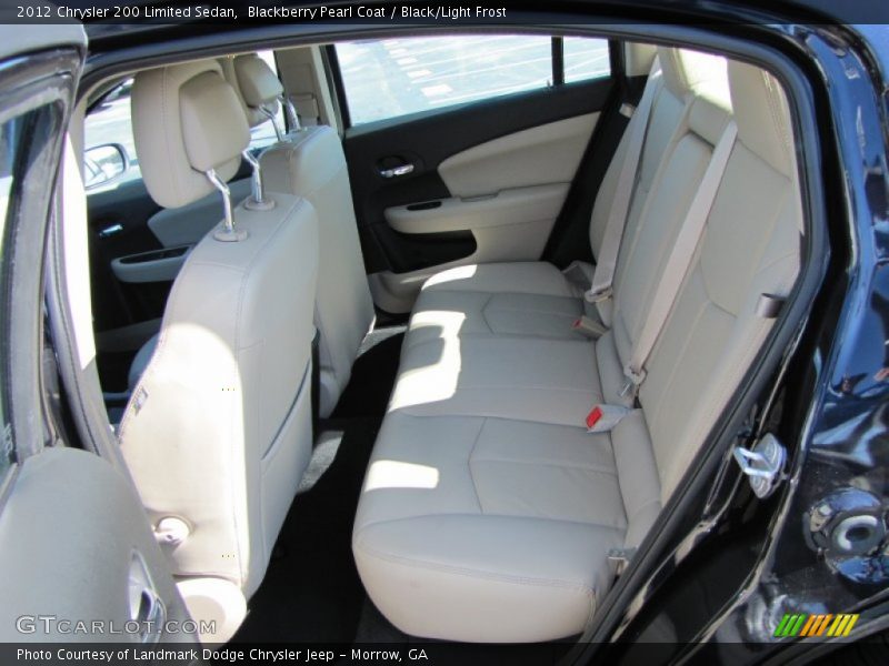 Blackberry Pearl Coat / Black/Light Frost 2012 Chrysler 200 Limited Sedan