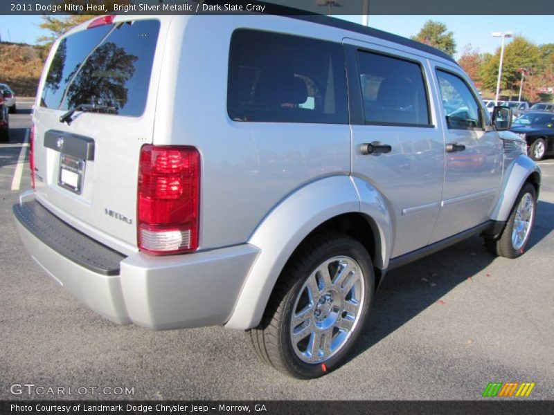 Bright Silver Metallic / Dark Slate Gray 2011 Dodge Nitro Heat