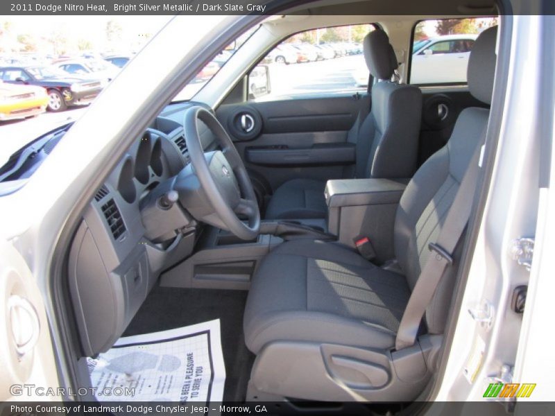 Bright Silver Metallic / Dark Slate Gray 2011 Dodge Nitro Heat