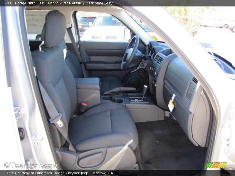 Bright Silver Metallic / Dark Slate Gray 2011 Dodge Nitro Heat