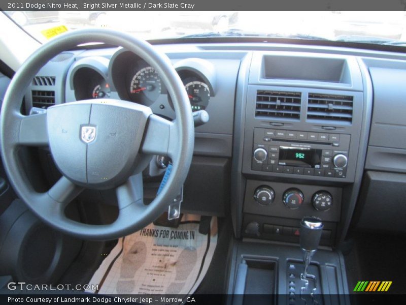 Bright Silver Metallic / Dark Slate Gray 2011 Dodge Nitro Heat