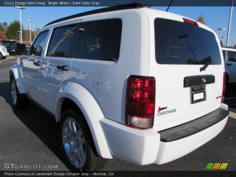 Bright White / Dark Slate Gray 2011 Dodge Nitro Heat