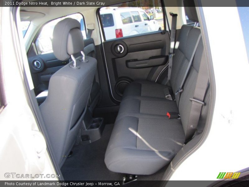 Bright White / Dark Slate Gray 2011 Dodge Nitro Heat