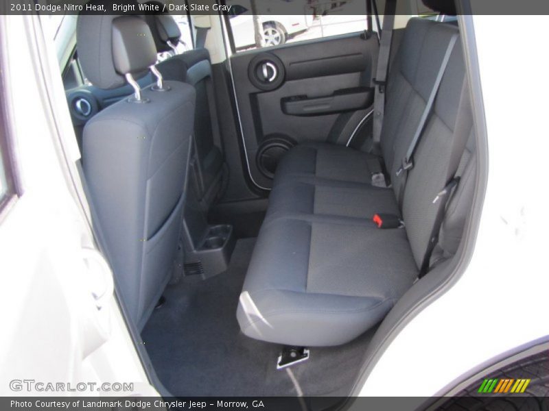Bright White / Dark Slate Gray 2011 Dodge Nitro Heat