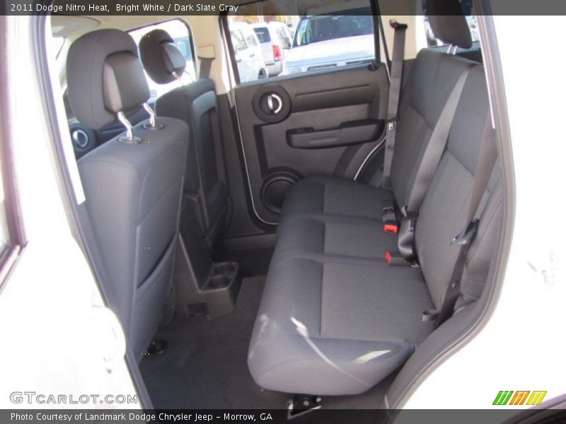 Bright White / Dark Slate Gray 2011 Dodge Nitro Heat