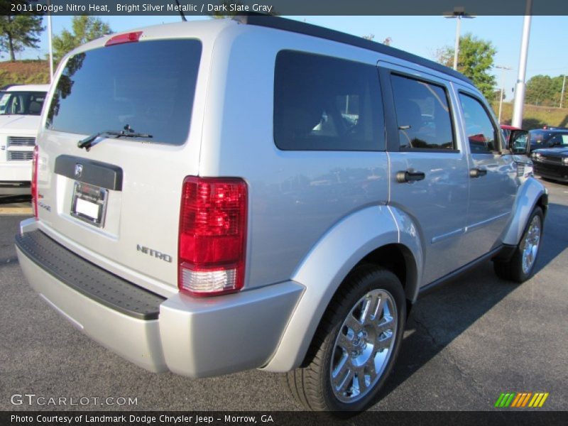 Bright Silver Metallic / Dark Slate Gray 2011 Dodge Nitro Heat