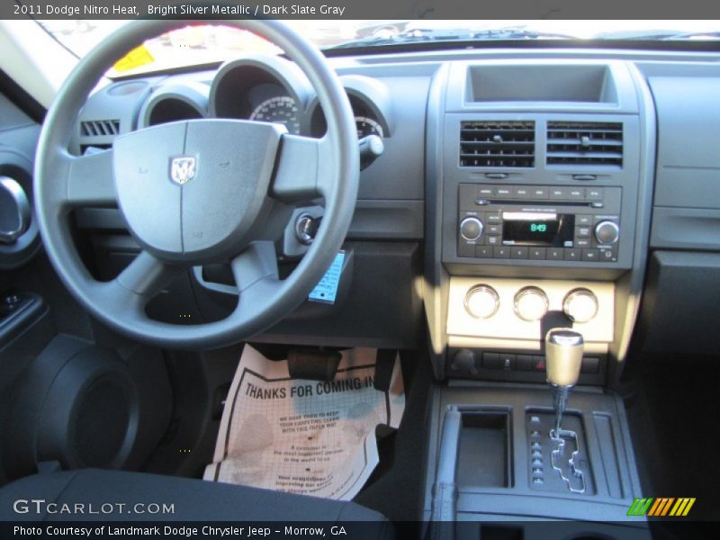 Bright Silver Metallic / Dark Slate Gray 2011 Dodge Nitro Heat