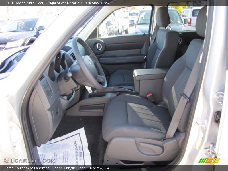 Bright Silver Metallic / Dark Slate Gray 2011 Dodge Nitro Heat