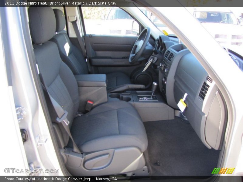 Bright Silver Metallic / Dark Slate Gray 2011 Dodge Nitro Heat