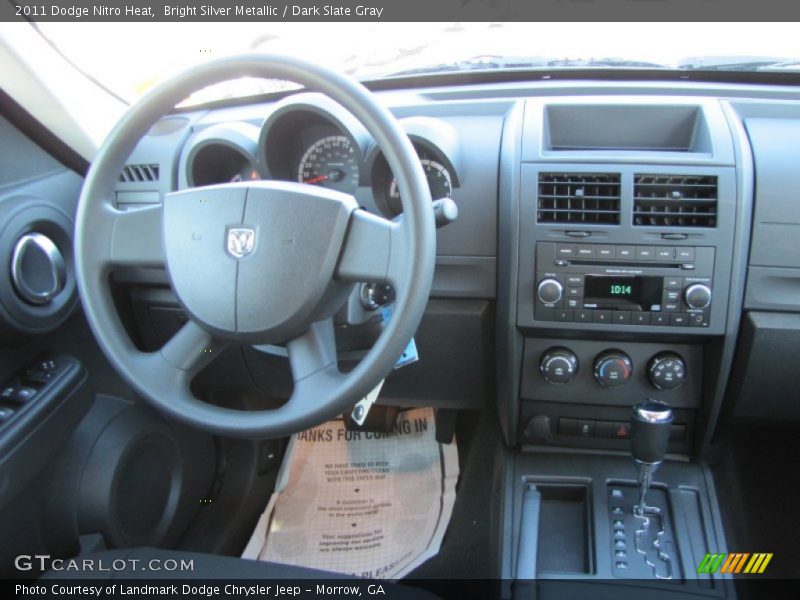 Bright Silver Metallic / Dark Slate Gray 2011 Dodge Nitro Heat
