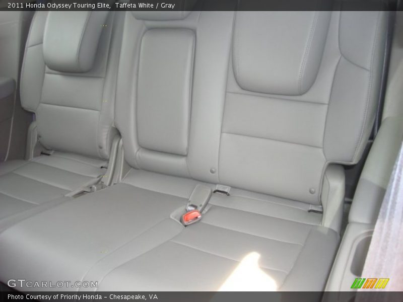 Taffeta White / Gray 2011 Honda Odyssey Touring Elite