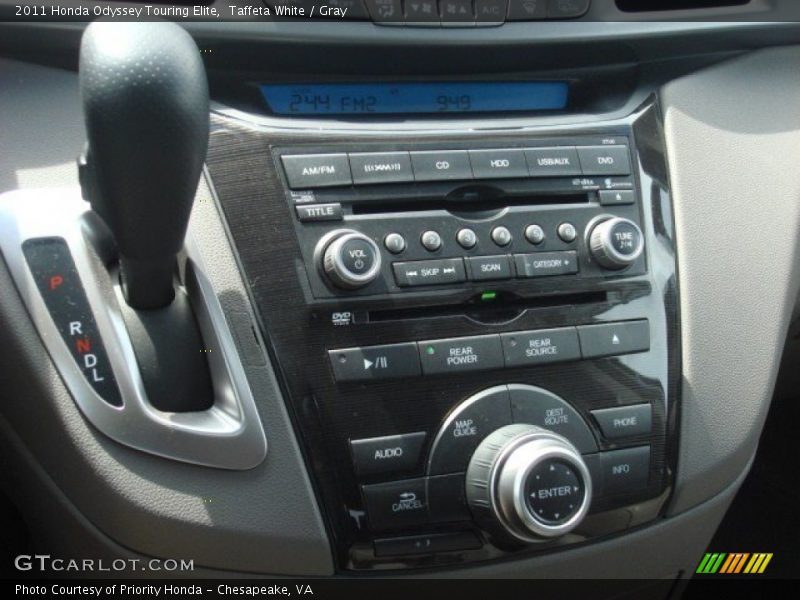 Controls of 2011 Odyssey Touring Elite