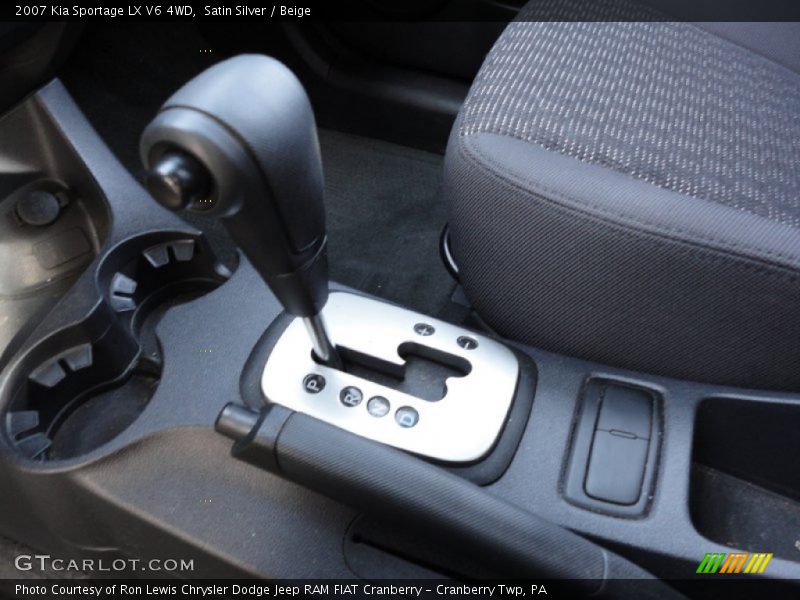 Satin Silver / Beige 2007 Kia Sportage LX V6 4WD
