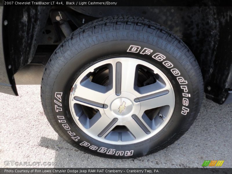 Black / Light Cashmere/Ebony 2007 Chevrolet TrailBlazer LT 4x4