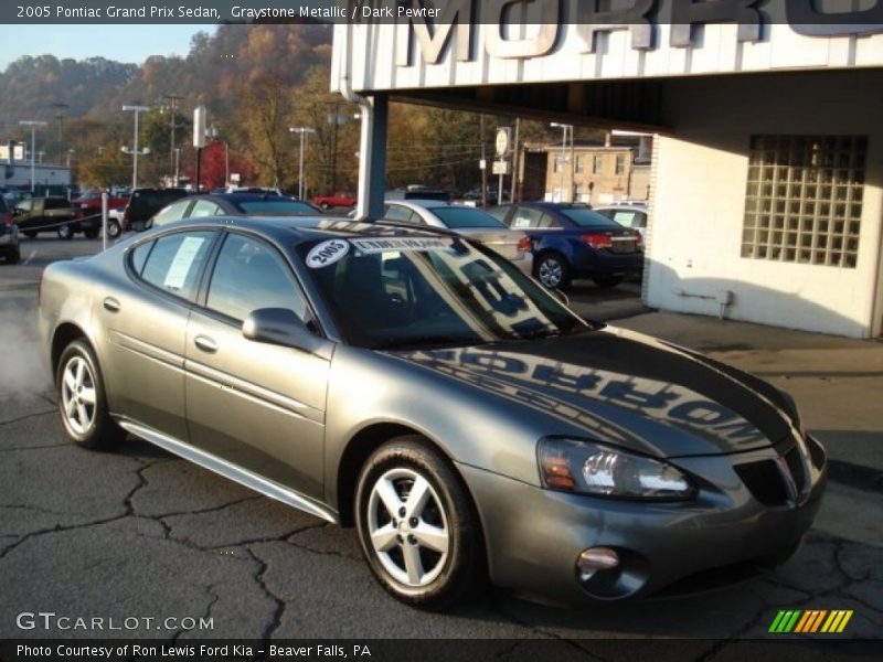 Graystone Metallic / Dark Pewter 2005 Pontiac Grand Prix Sedan