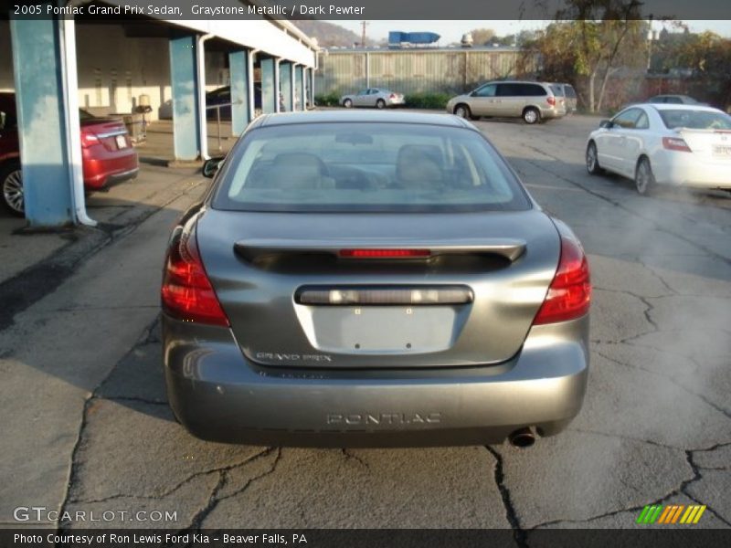 Graystone Metallic / Dark Pewter 2005 Pontiac Grand Prix Sedan