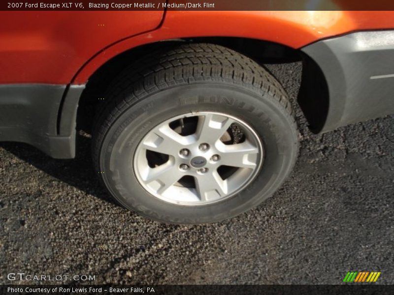 Blazing Copper Metallic / Medium/Dark Flint 2007 Ford Escape XLT V6