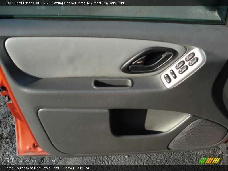 Blazing Copper Metallic / Medium/Dark Flint 2007 Ford Escape XLT V6