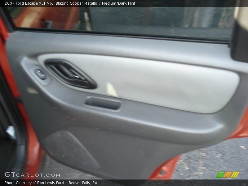 Blazing Copper Metallic / Medium/Dark Flint 2007 Ford Escape XLT V6