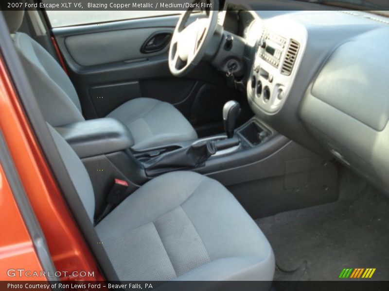 Blazing Copper Metallic / Medium/Dark Flint 2007 Ford Escape XLT V6