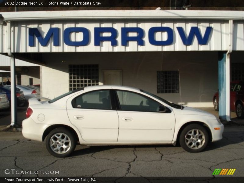 Stone White / Dark Slate Gray 2002 Dodge Neon SXT