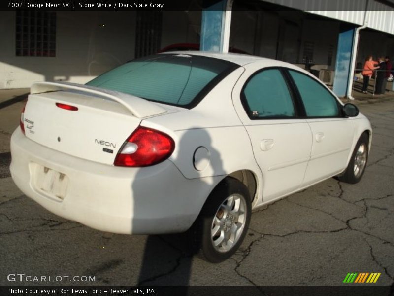 Stone White / Dark Slate Gray 2002 Dodge Neon SXT