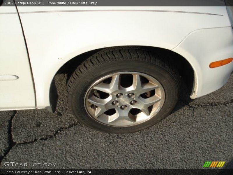 Stone White / Dark Slate Gray 2002 Dodge Neon SXT
