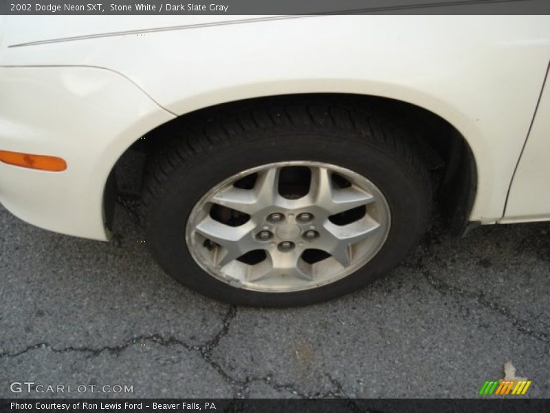 Stone White / Dark Slate Gray 2002 Dodge Neon SXT