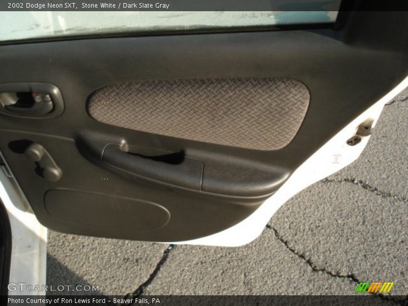 Stone White / Dark Slate Gray 2002 Dodge Neon SXT