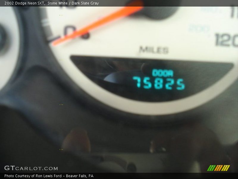 Stone White / Dark Slate Gray 2002 Dodge Neon SXT