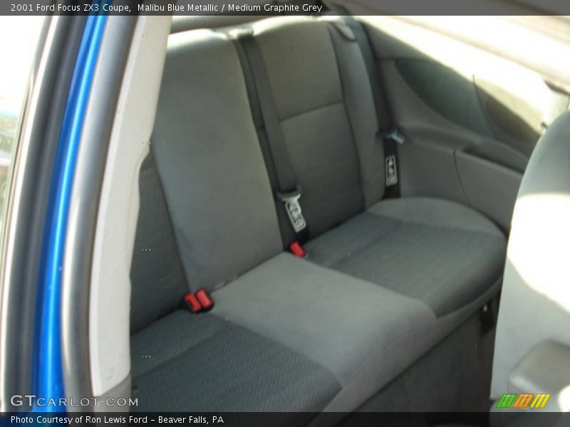 Malibu Blue Metallic / Medium Graphite Grey 2001 Ford Focus ZX3 Coupe