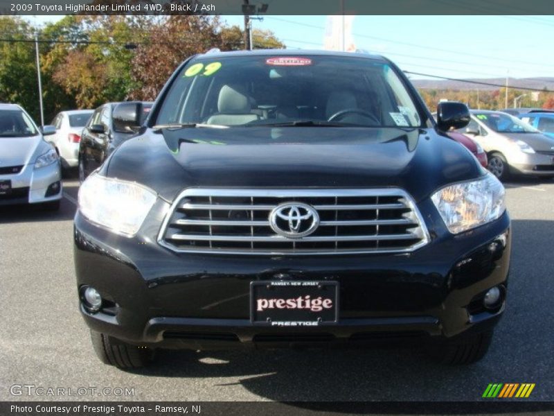 Black / Ash 2009 Toyota Highlander Limited 4WD