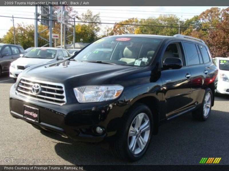 Black / Ash 2009 Toyota Highlander Limited 4WD