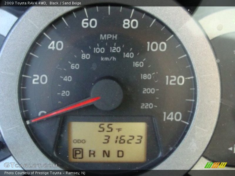 Black / Sand Beige 2009 Toyota RAV4 4WD