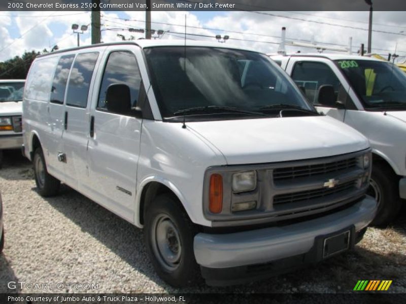 Summit White / Dark Pewter 2002 Chevrolet Express 2500 Commercial Van