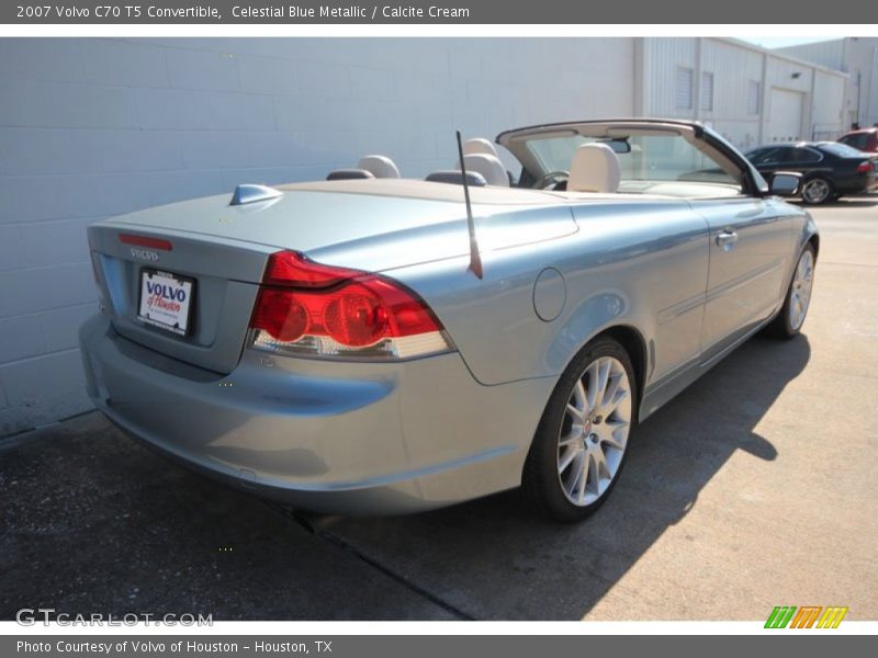 Celestial Blue Metallic / Calcite Cream 2007 Volvo C70 T5 Convertible