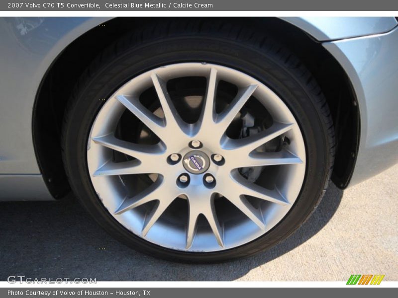 Celestial Blue Metallic / Calcite Cream 2007 Volvo C70 T5 Convertible