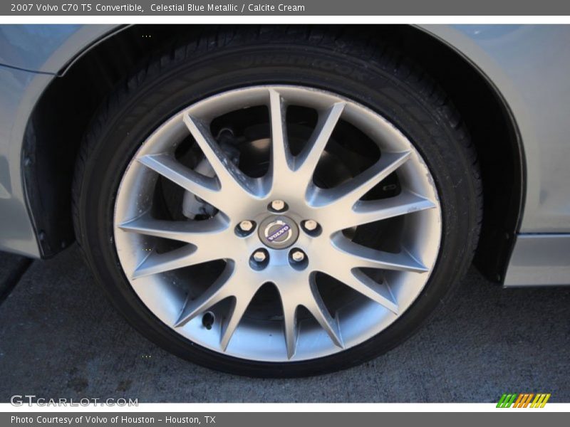 Celestial Blue Metallic / Calcite Cream 2007 Volvo C70 T5 Convertible