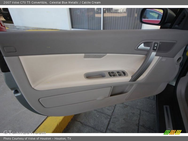 Celestial Blue Metallic / Calcite Cream 2007 Volvo C70 T5 Convertible